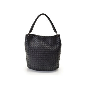 Bottega Veneta handbag black intrecciato